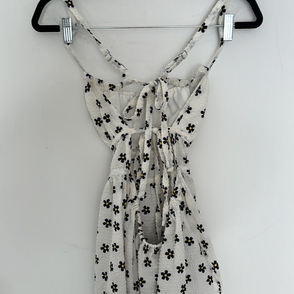 For Love & Lemons Brenda Midi Dress in Ivory Size M - Picture 4 of 7